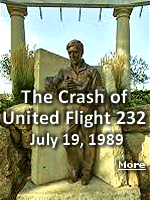 On July 19, 1989, one of the most dramatic events in aviation unfolded in the skies over Iowa as heroic pilots battled to land a crippled DC-10.